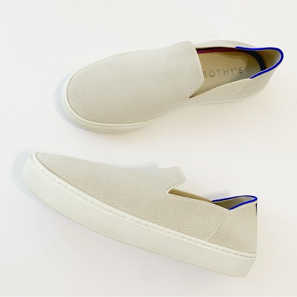 Rothy's Shoes - ROTHY’S CREAM TAN SAND THE ORIGINAL SLIP ON KNIT SNEAKER